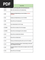 Courseware Title Plan 27-Jul-2021