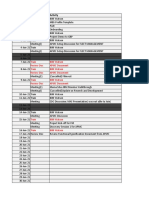 Date Activity Type Activity