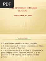 9 Specific Relief Act, 1877