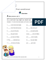 First Conditional: Exercises