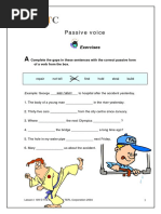 Passive Voice: Exercises