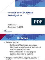 The Basics of Outbreak Investigation