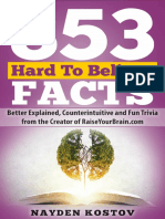 853 Hard To Believe Facts - Nayden Kostov