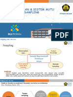 Perencanaan & Sistem Mutu Sampling