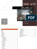 D&D - Houserule - Issue - 1