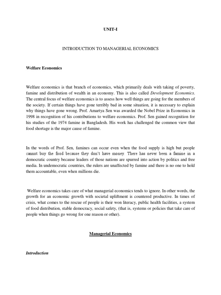BM Unit I Notes | PDF | Demand | Elasticity (Economics)