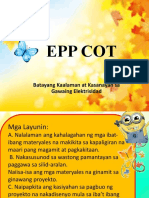 EPP 5 PPT For COT. Kasanayan Sa Gawaing Pang Elektrisidad