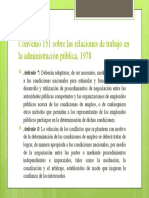 Convenio 151 Sobre El Derecho de Sindicación