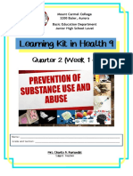 Learning Kit in Health 9: Quarter 2 (Week 1 - 4)