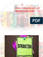 Marketing Strategies and Consumer Behavior of the Beverage Industry
