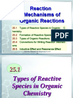 Organic Reactions Species