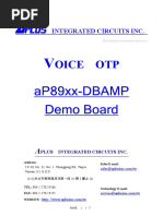 Oice Otp: aP89xx-DBAMP Demo Board