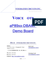 Oice Otp: aP89xx-DBAMP Demo Board