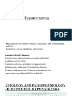 Hyponatremia