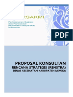 Proposal Konsultan: Rencana Strategis (Renstra)