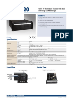 Features: Quiet 4U Rackmount Chassis With Dual Hot-Swap SATA HDD Trays