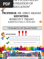 Professor: Dr. Girly Aranas Reporters: Roselyn T. Tejano