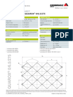 Rolled Cable Net QUAROX 0/6.5/275: Technical Data Sheet