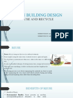 Green Building Design: Reuse and Recycle
