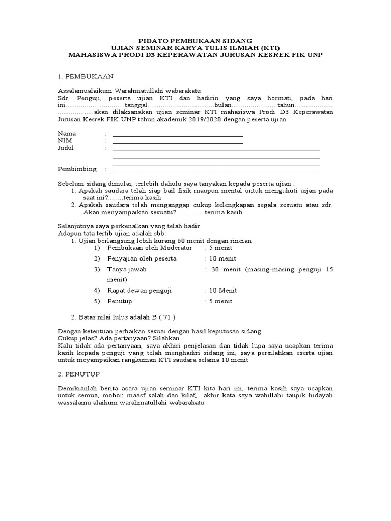 Format Penilaian Kti | PDF