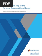 Hardware-in-the-Loop Testing For Power Electronics Control Design