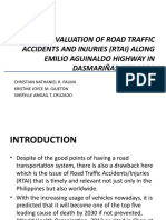Evaluation of Road Traffic Accidents and Injuries PPT Yowww