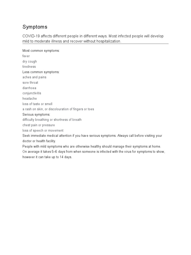 Symptoms Virus Delta Pdf Lifestyle