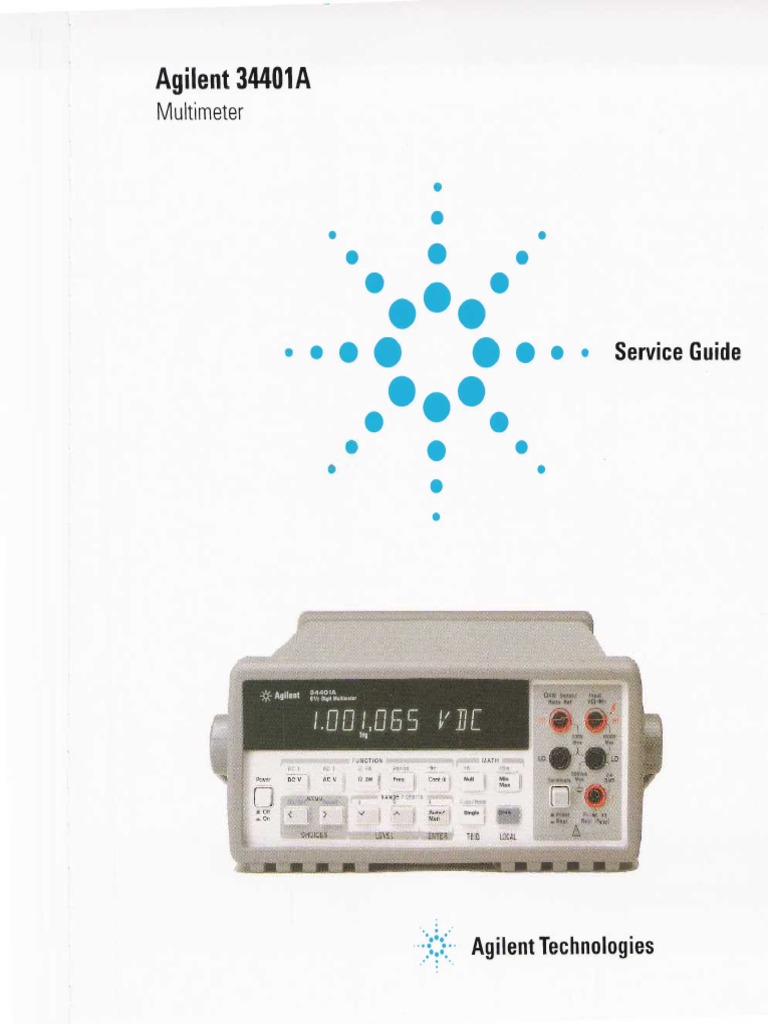 AgilentHP 34401A Service Guide PDF Analog To Digital Converter