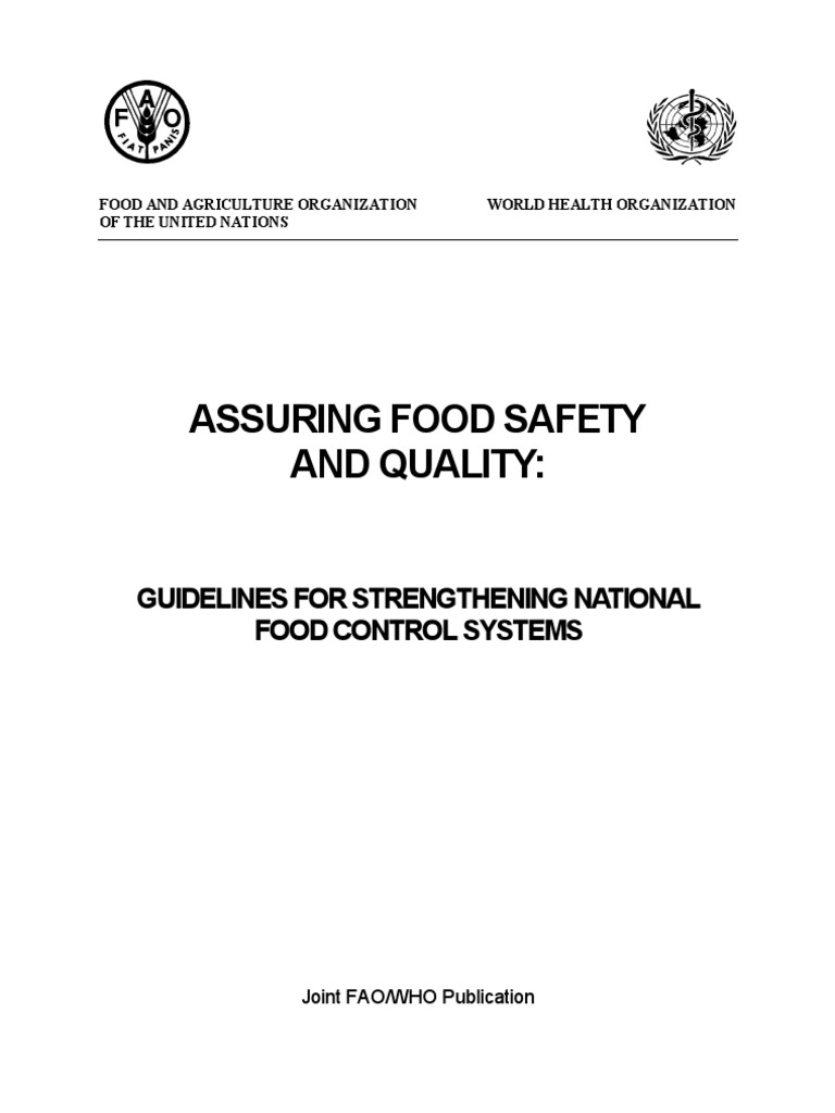 Englsih Guidelines Food Control | PDF | Business