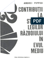 Pippidi Andrei Contributii La Studiul Legilor Razboiului in Evul Mediu 1974 PDOC