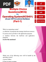 MCQ On OS Per AKTU Syllabus (Part-1) )