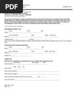 Physician-Complaint-Form