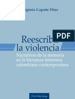 Virginia Capote Díaz Reescribir La Violencia