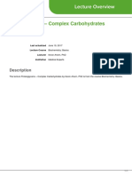 Proteoglycans Complex Carbohydrates