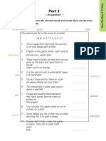 Fly To R: - 10 Questions - Look and Read. Choose The Correct Words and Write Them On The Lines. There Is One Example