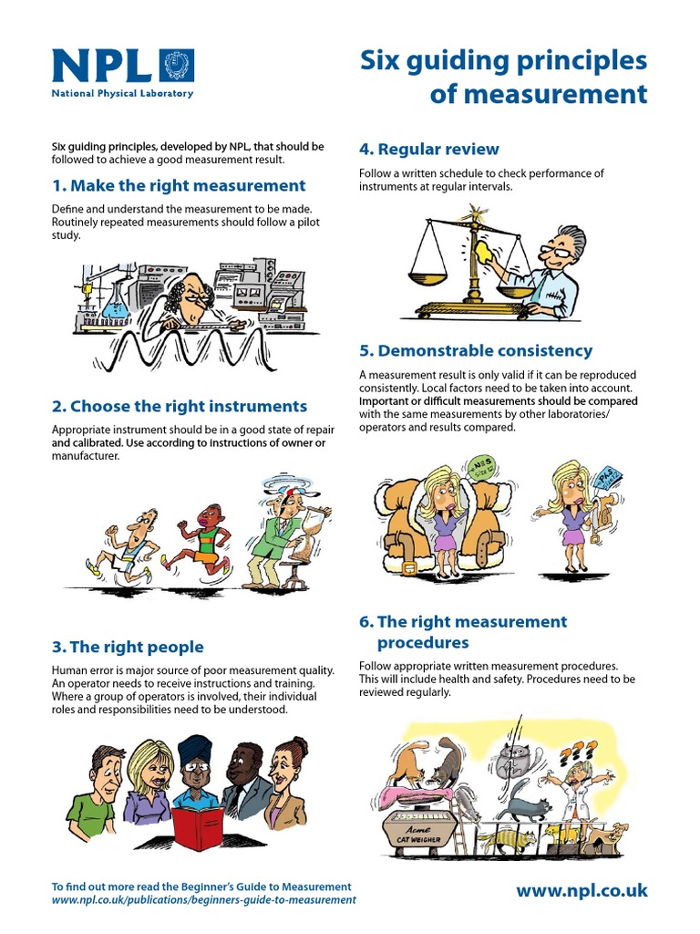 Six Guiding Principles of Measurement | PDF