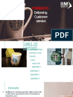 Starbucks:: Delivering Customer Service