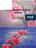 Lingkup Filsafat Hukum