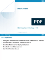 Deployment: Ibm Infosphere Datastage V11.5