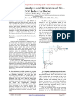 Kinematics Analysis and Simulation of Six - DOF Industrial Robot