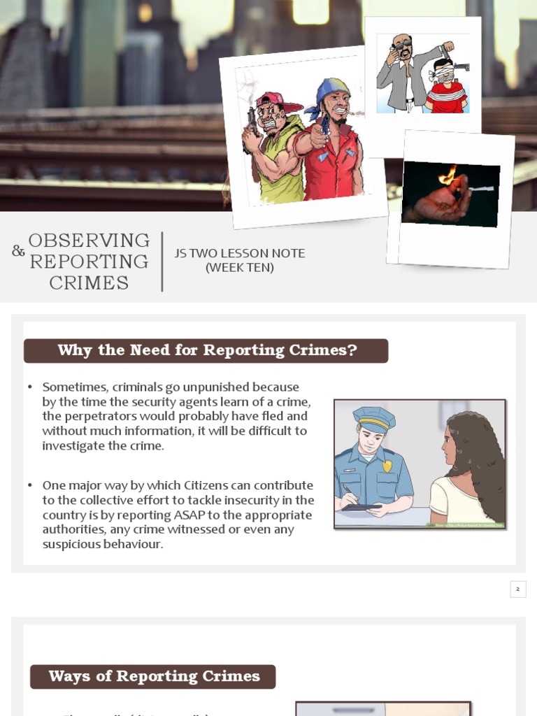 Week Ten Civic Education Note First Term JSS2 PDF