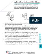 Using External Current Transformers with Other Devices