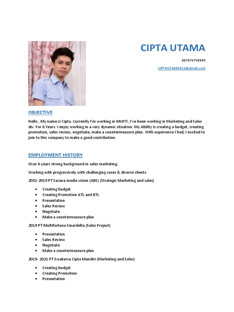 Cipta Utama CV | PDF | Business