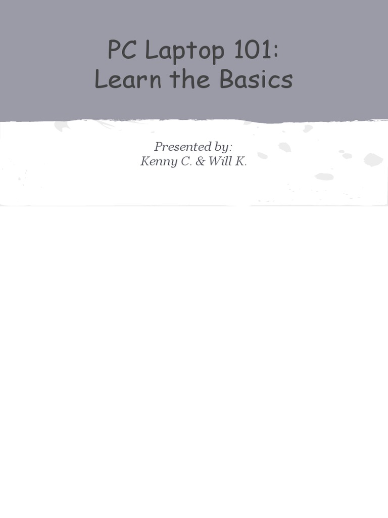 Understanding the Essentials An Introduction to Laptop Parts