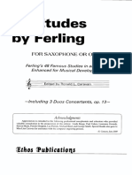 Franz Wilhelm Ferling - 48 Etudes by Ferling for Saxophone or Oboe