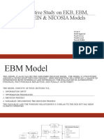 Comparative Study On EKB, EBM, Fishbein & Nicosia Models
