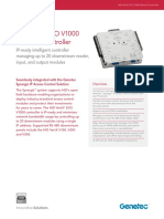 En Genetec HID Global VertX EVO V1000 Specifications Sheet
