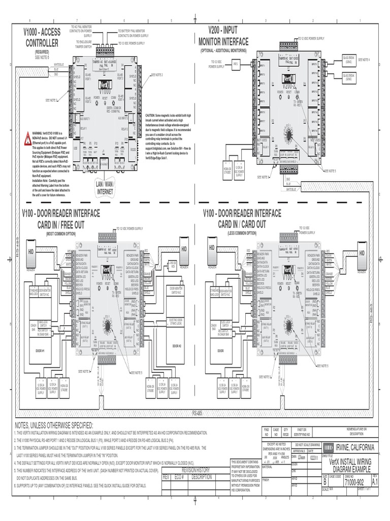 (Manual) V1000 Wiring Example PDF Relay Power Supply