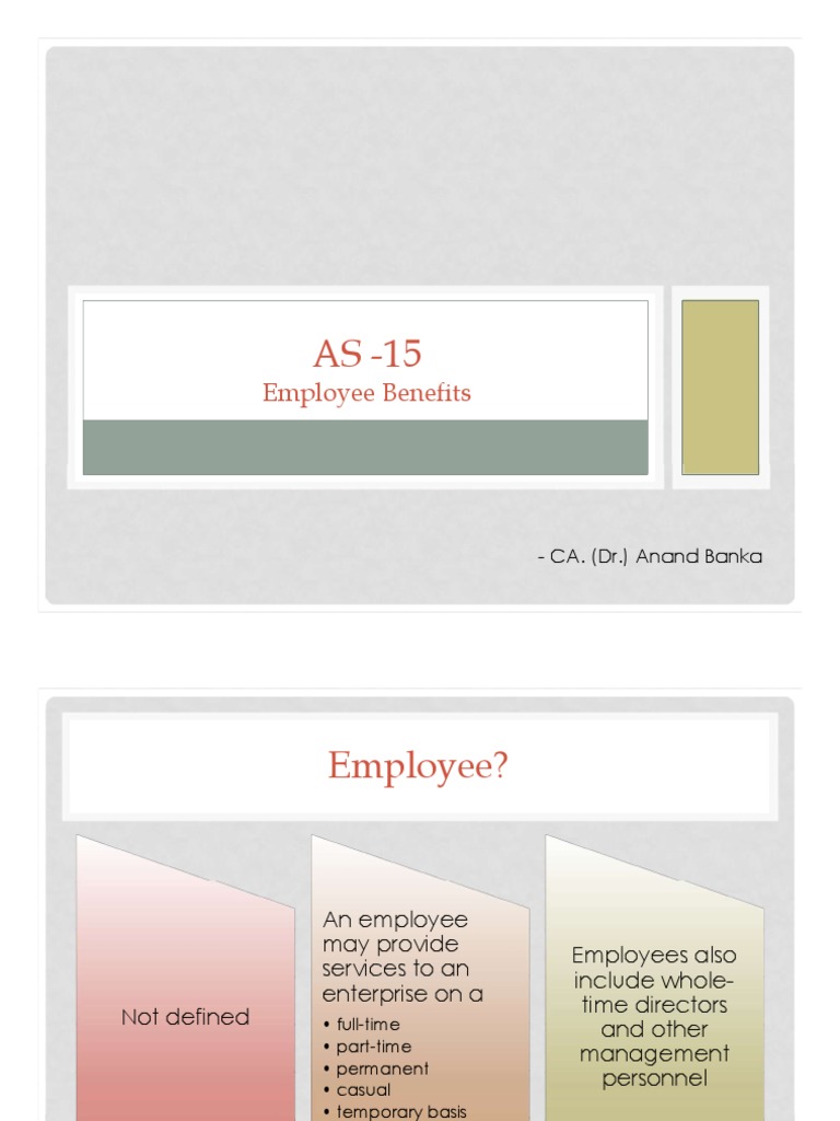 Employee Benefits CA. (DR.) Anand Banka PDF Defined Benefit