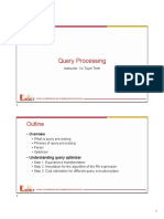 Query Processing: Outline